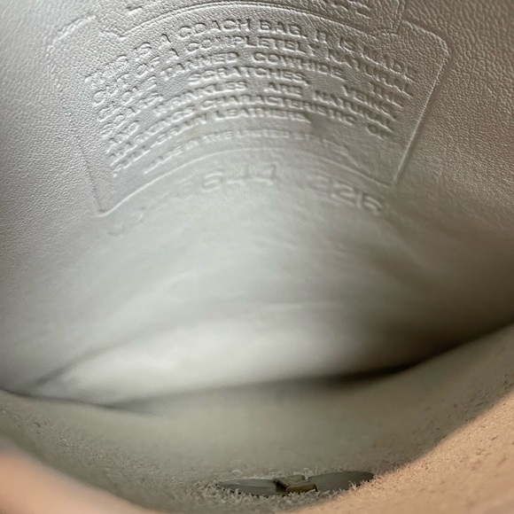 New Coach White Scooter Bag #9893 - Picture 9 of 10